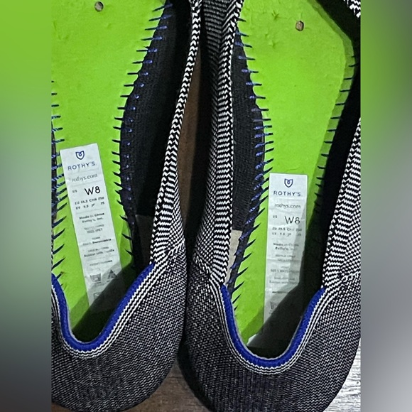 Rothy's Retired Grey Mist Captoe The Pointe - Picture 2 of 5